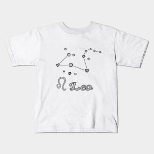 Leo zodiac sign Kids T-Shirt